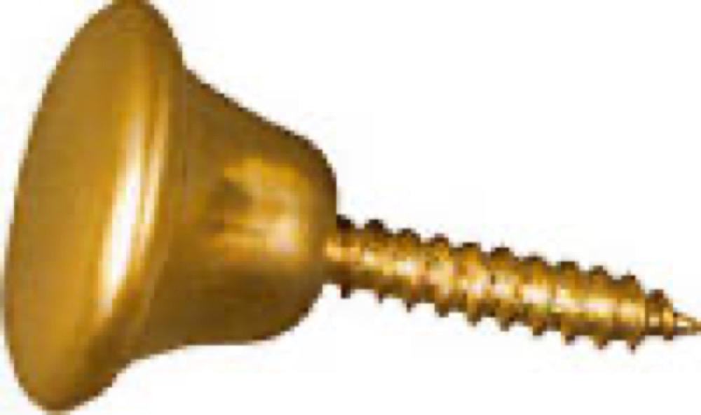 2PK 1/2" BRT BRS Knob