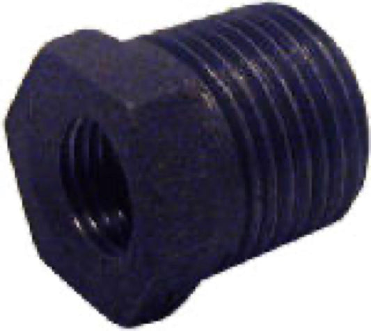 1/2x1/4 BLK Hex Bushing