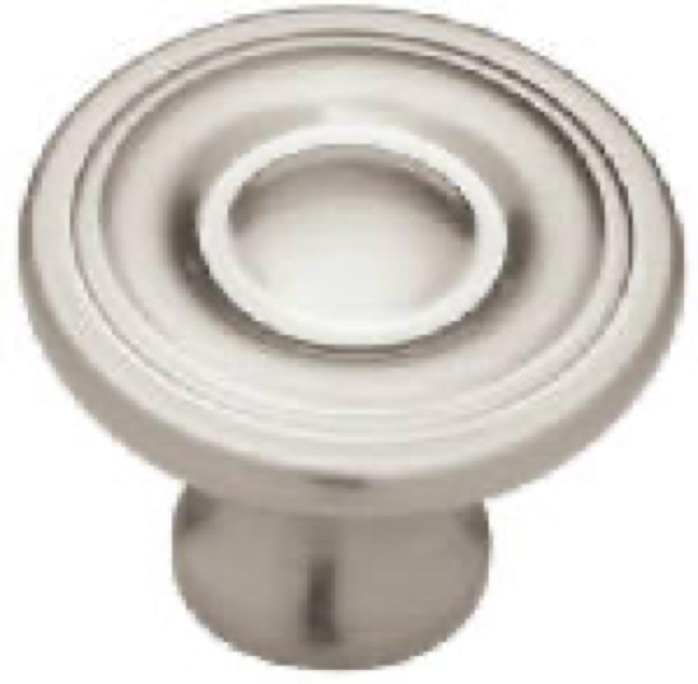1-1/4" Sat NI RND Knob