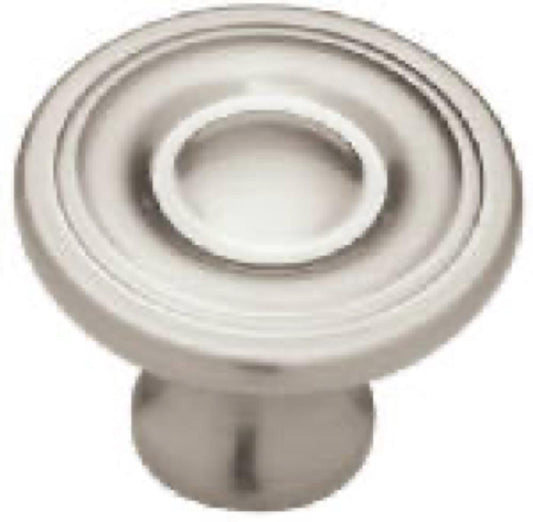 1-1/4" Sat NI RND Knob