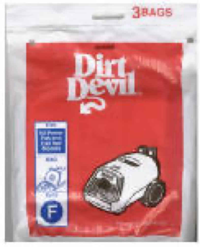 3PKDirt Devil F Vac Bag
