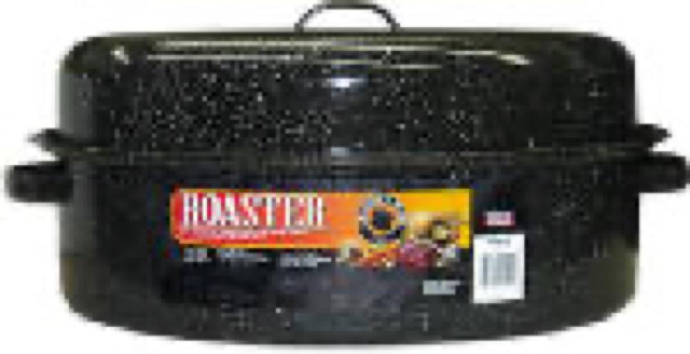 19" BLK Oval Roaster