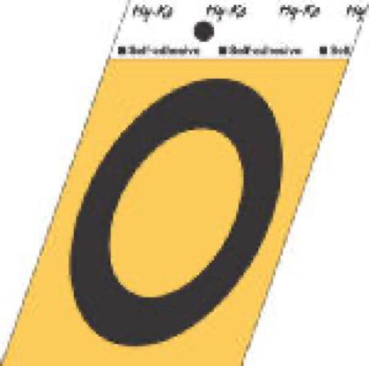 3-1/2"ALU Adhes LetterO