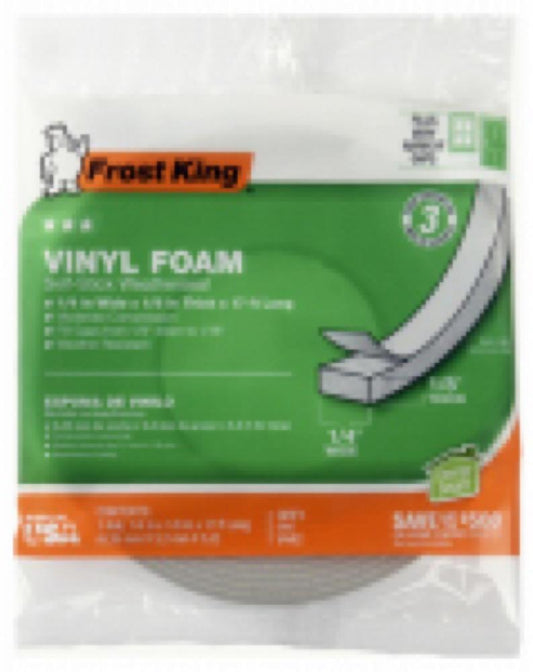 1/4x1/8 GRY Foam Tape