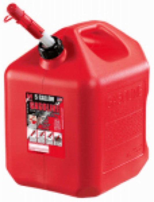 5GAL RED Poly Gas Can