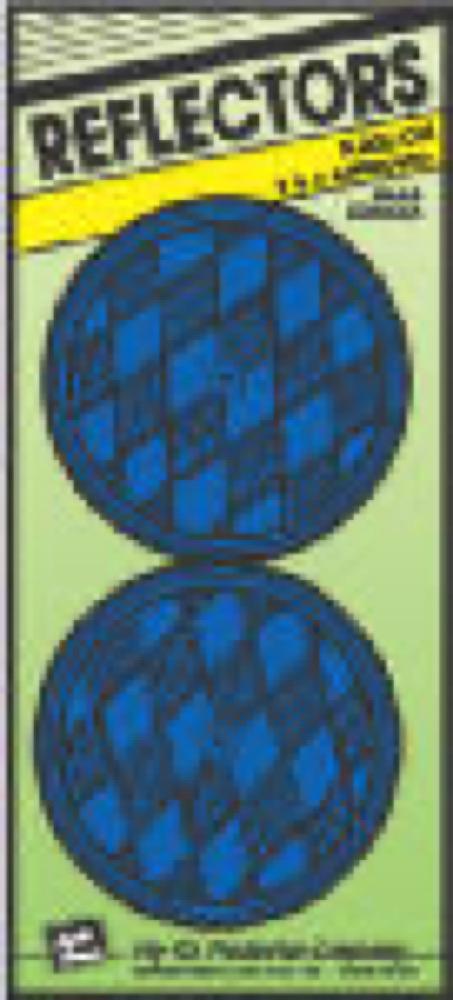 2PK 3-1/4"BLU Reflector