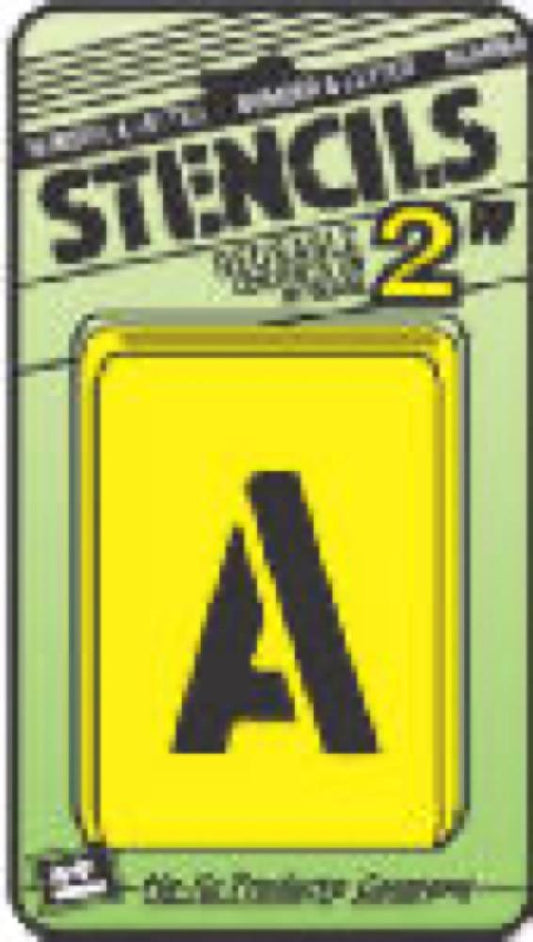 2"Numb/Lett Stencil Set