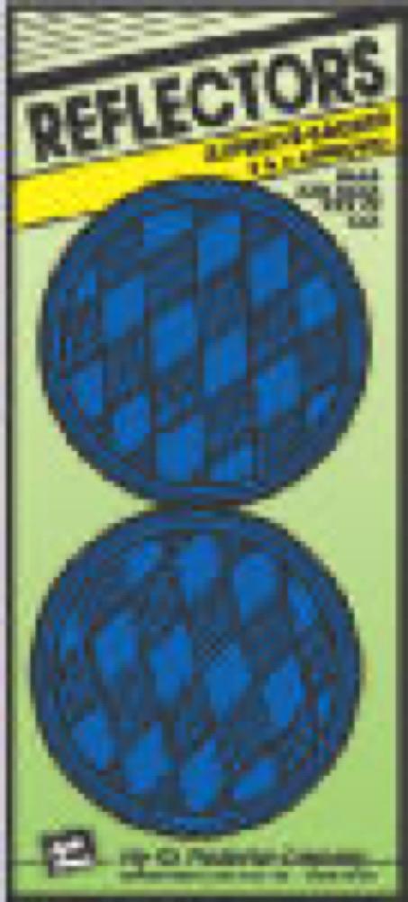 2PK 3-1/4"BLU Reflector