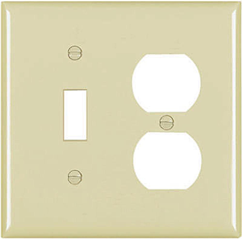 IVY 2G 1DPLX Wall Plate
