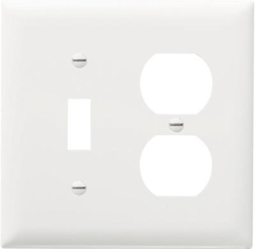 WHT 2G 1DPLX Wall Plate