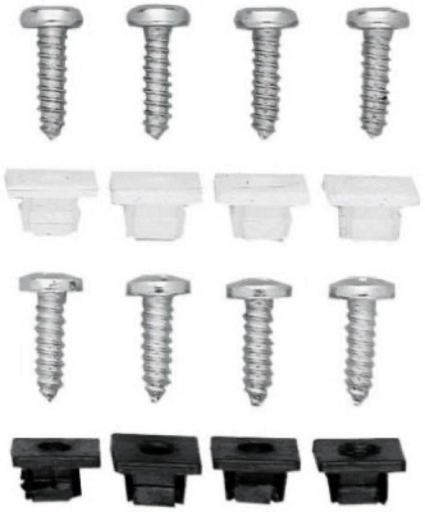 4PK WHT Licens Fastener