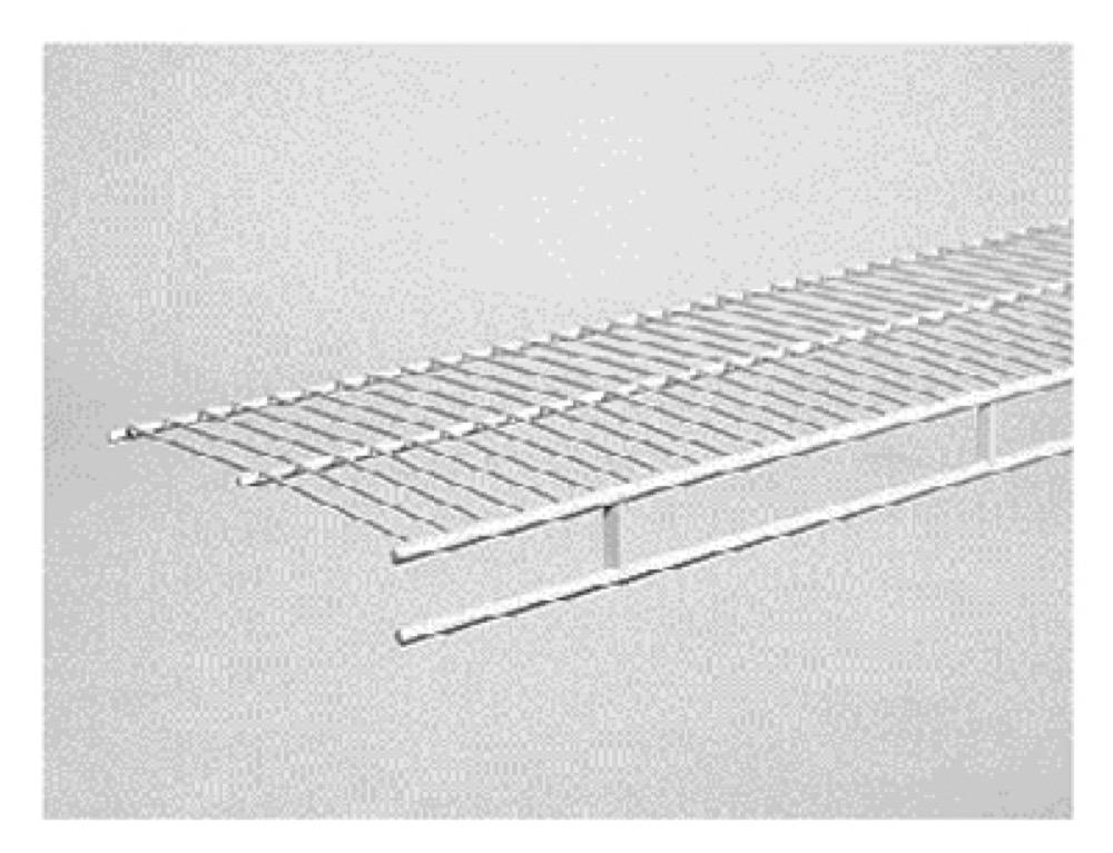 6x12 WHT Shelf/Rod