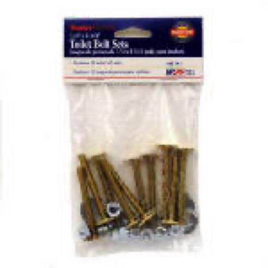 MP 10PK BRS Toilet Bolt