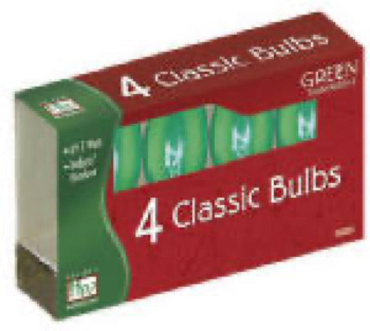 HW 4PK C9 GRN Bulb
