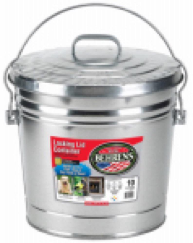 10GAL STL Garbage Pail