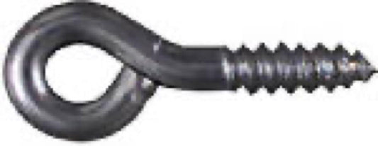 6PK #208 SM Screw Eye