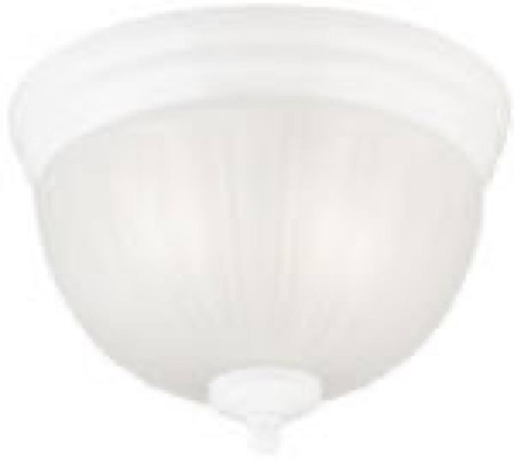 2 LGT WHT Ceil Fixture