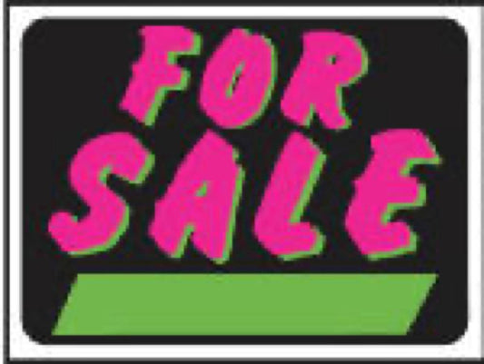 9x12 Plas For Sale Sign