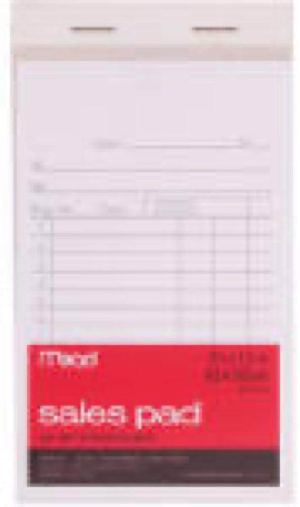 50CT 8.5x5.5 Sales Pad