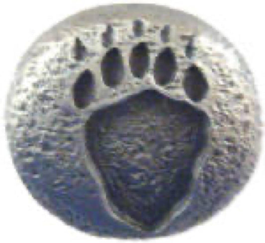 Pewter Bear Track Knob