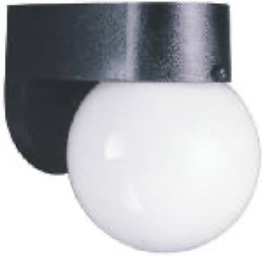 6" BLK Wall Lantern