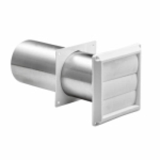 4" WHT Plas Louver Vent