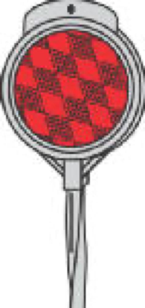 48" RED Driveway Marker