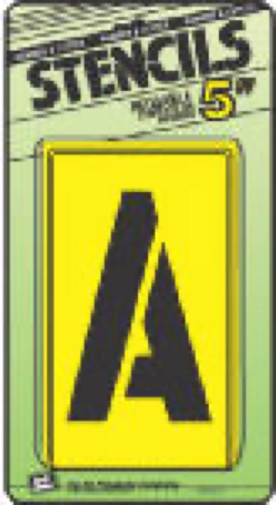 5"Numb/Lett Stencil Set