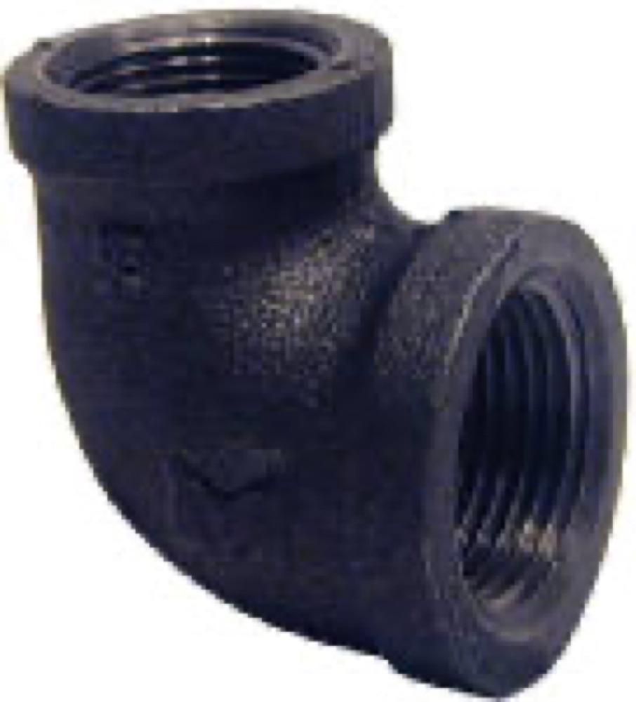 1/2x3/8 BLK Redu Elbow