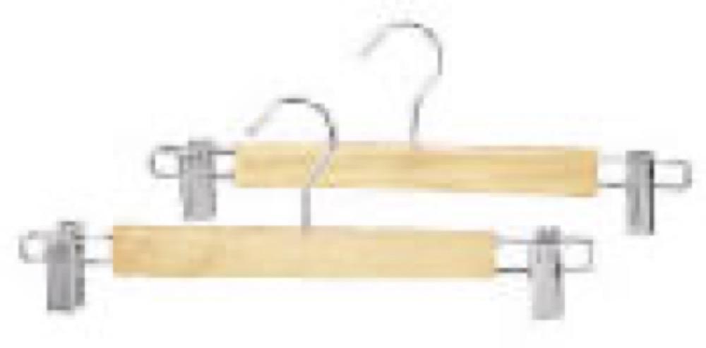 2PK NAT WD Skirt Hanger