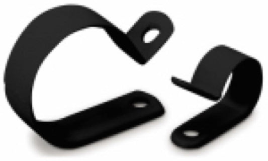 12PK 1/2"BLK Plas Clamp