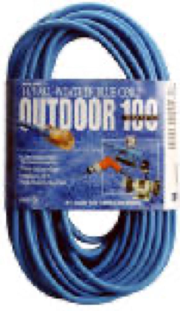 100' 12/3 BLU EXT Cord
