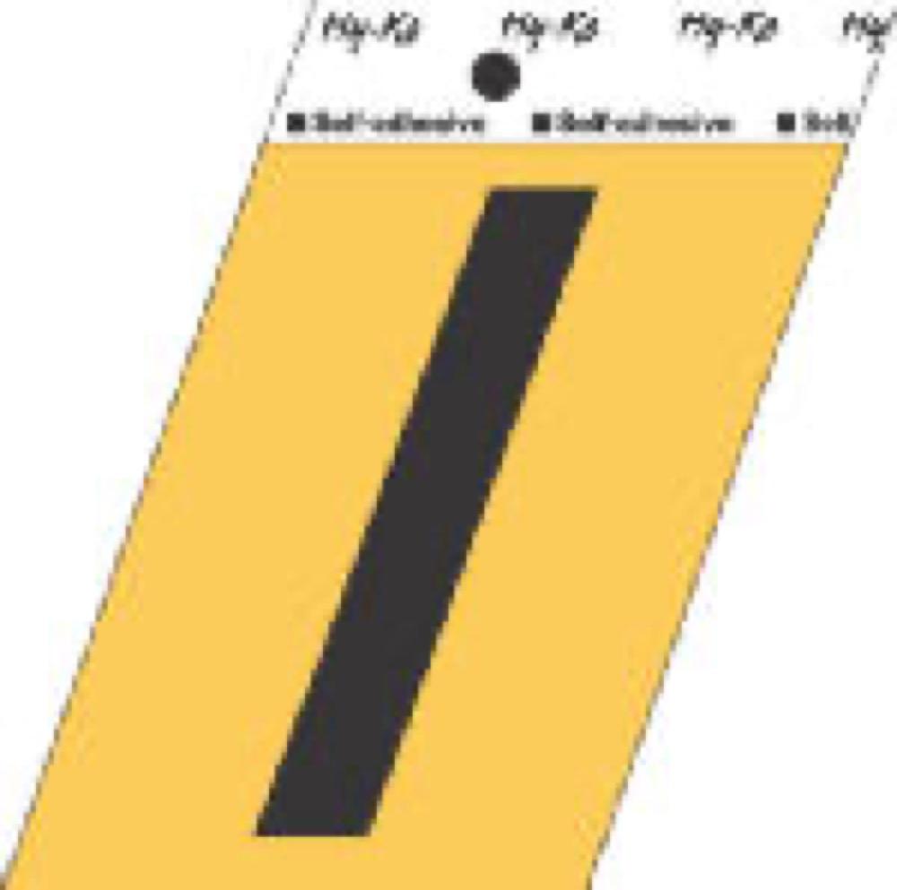 3-1/2"ALU Adhes LetterI