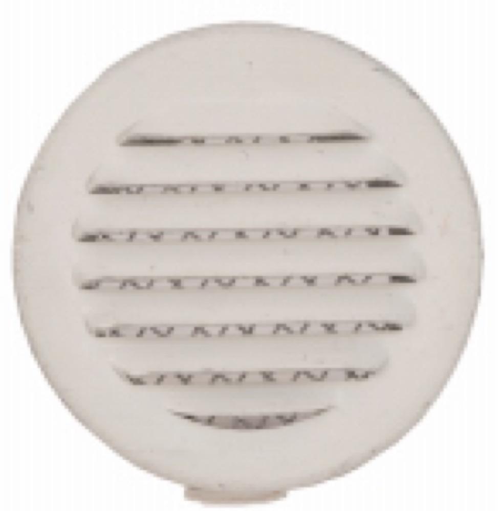 6PK 3" WHT Circle Vent