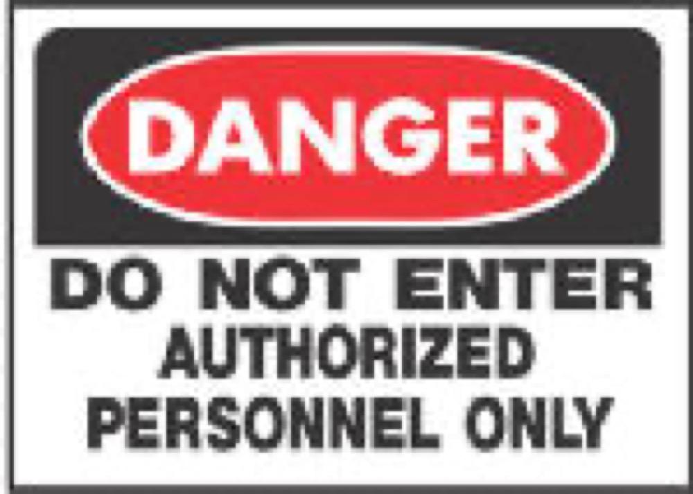 10x14 Do Not Enter Sign