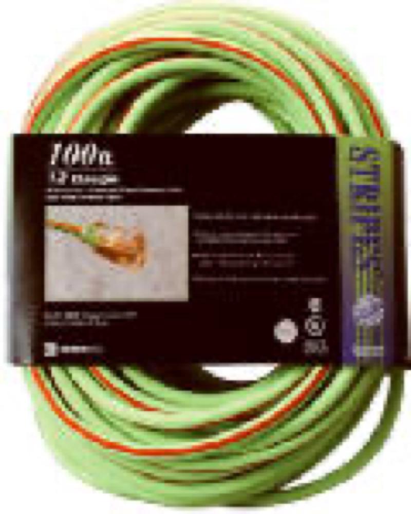 100' 12/3 GRN EXT Cord