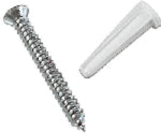 6PK WHT Screws