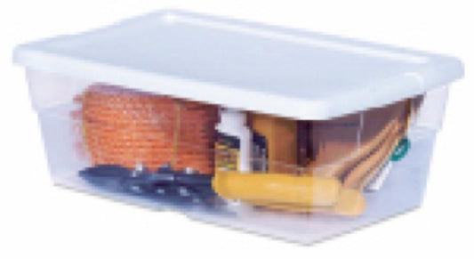 6QT Stor Box/WHT Lid