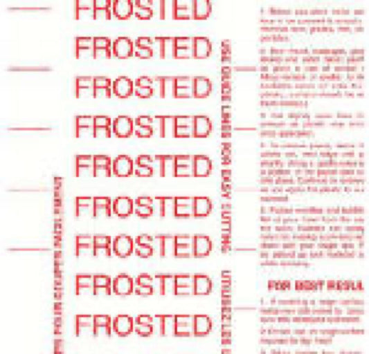 18"x9'Adhes Frost Liner