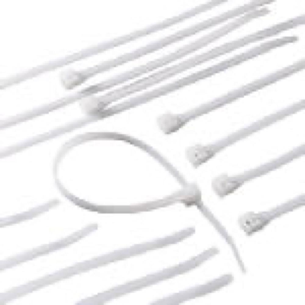 20PK 8" WHT Cable Tie