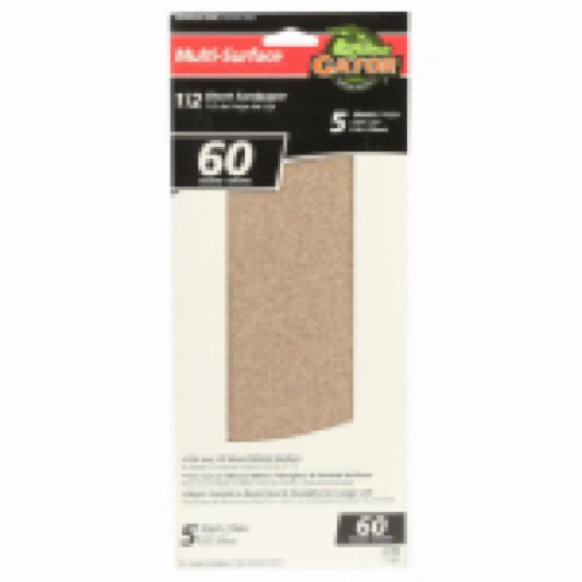 5PK 4x11 60G Sandpaper