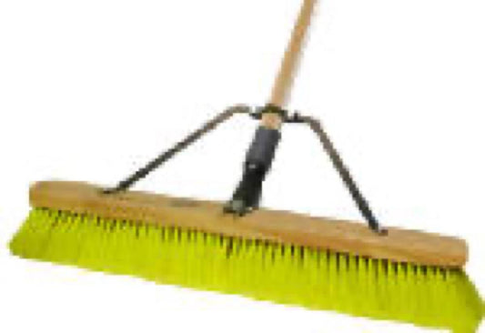 24" Ind/Out Push Broom