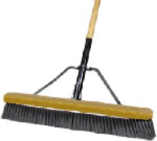 24"Stif Poly Push Broom