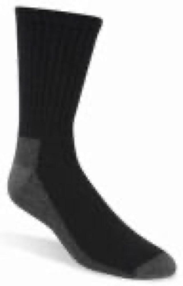 3PK LG BLK Work Sock