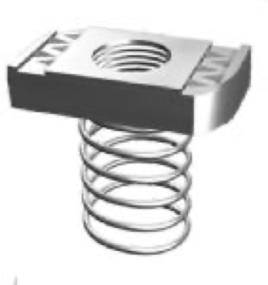 5PK 3/8" Spring Nut