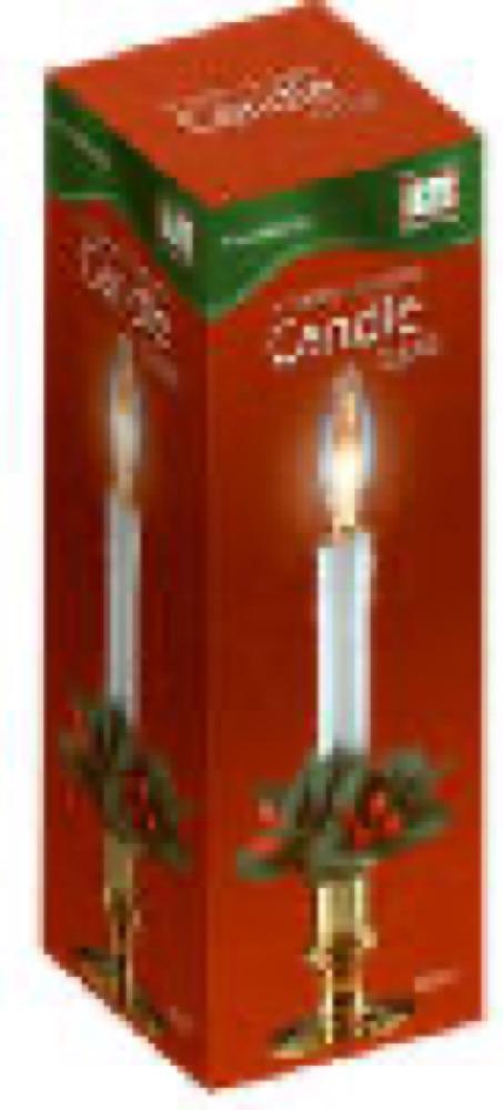 HW 9"CLR BO Candle/Base