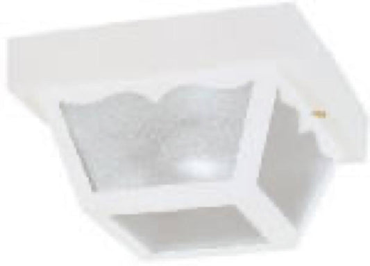 8-1/4"SQ WHT PorchLight