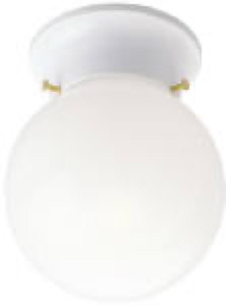 6" WHT Ceil Fixture