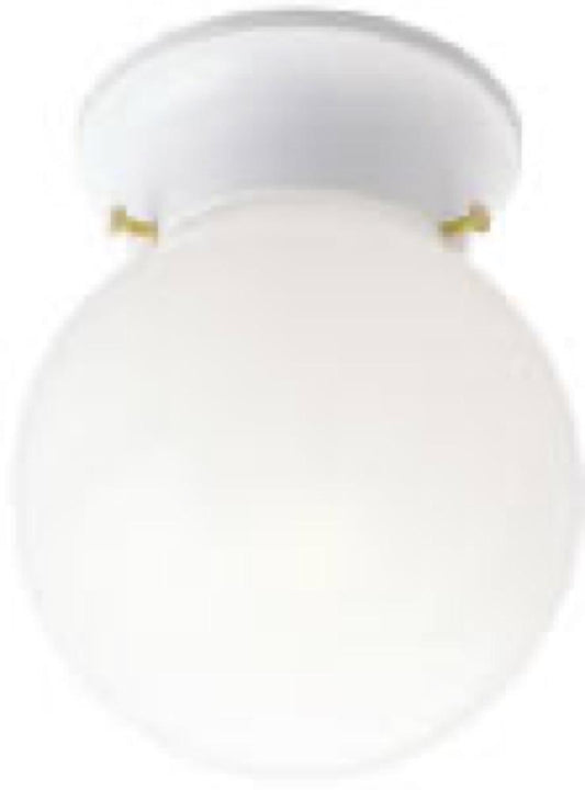 6" WHT Ceil Fixture