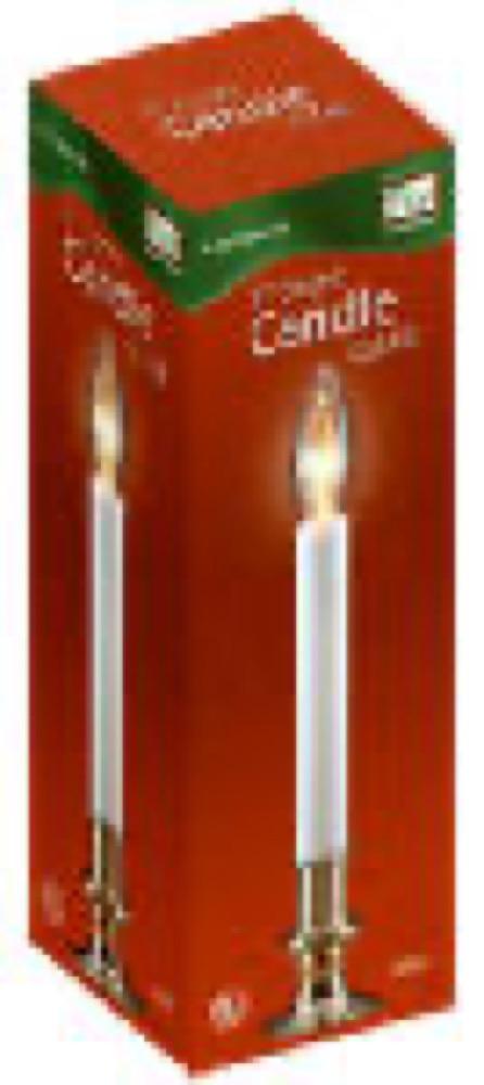 HW 9" CLR Candle/Base